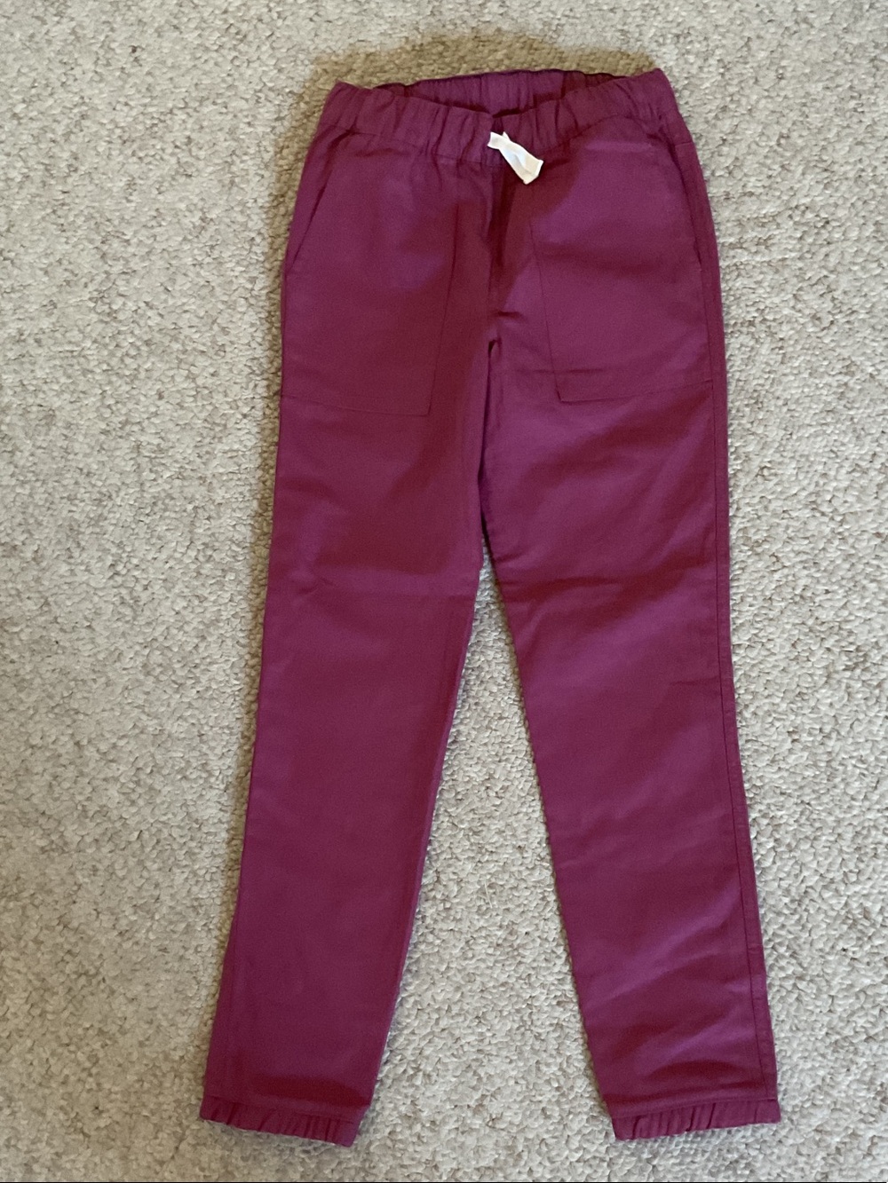 Tea Collection Maroon Pull-On Joggers